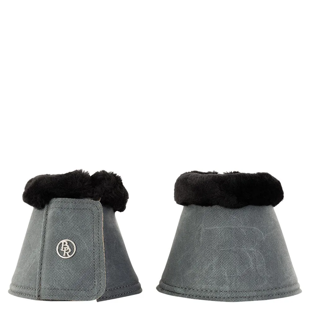 BR Majestic Djoy Dark slate faux fur overreach boots