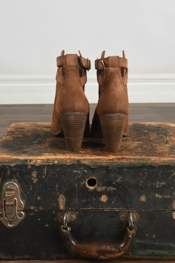 Macy Booties ~ Tan
